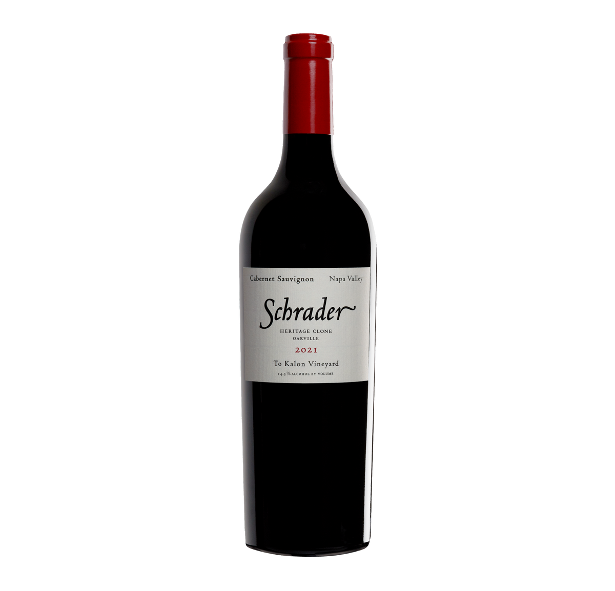 Schrader Heritage Clone To Kalon Vineyard Cabernet Sauvignon 2021